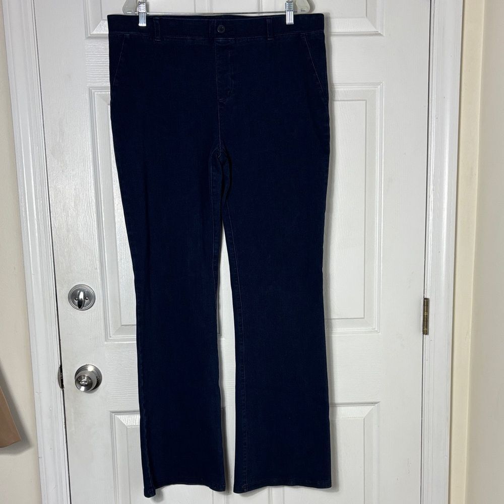 BETABRAND JEANS size 2XL Tall Stretch Waist Boot Cut pull on Stretchy casual